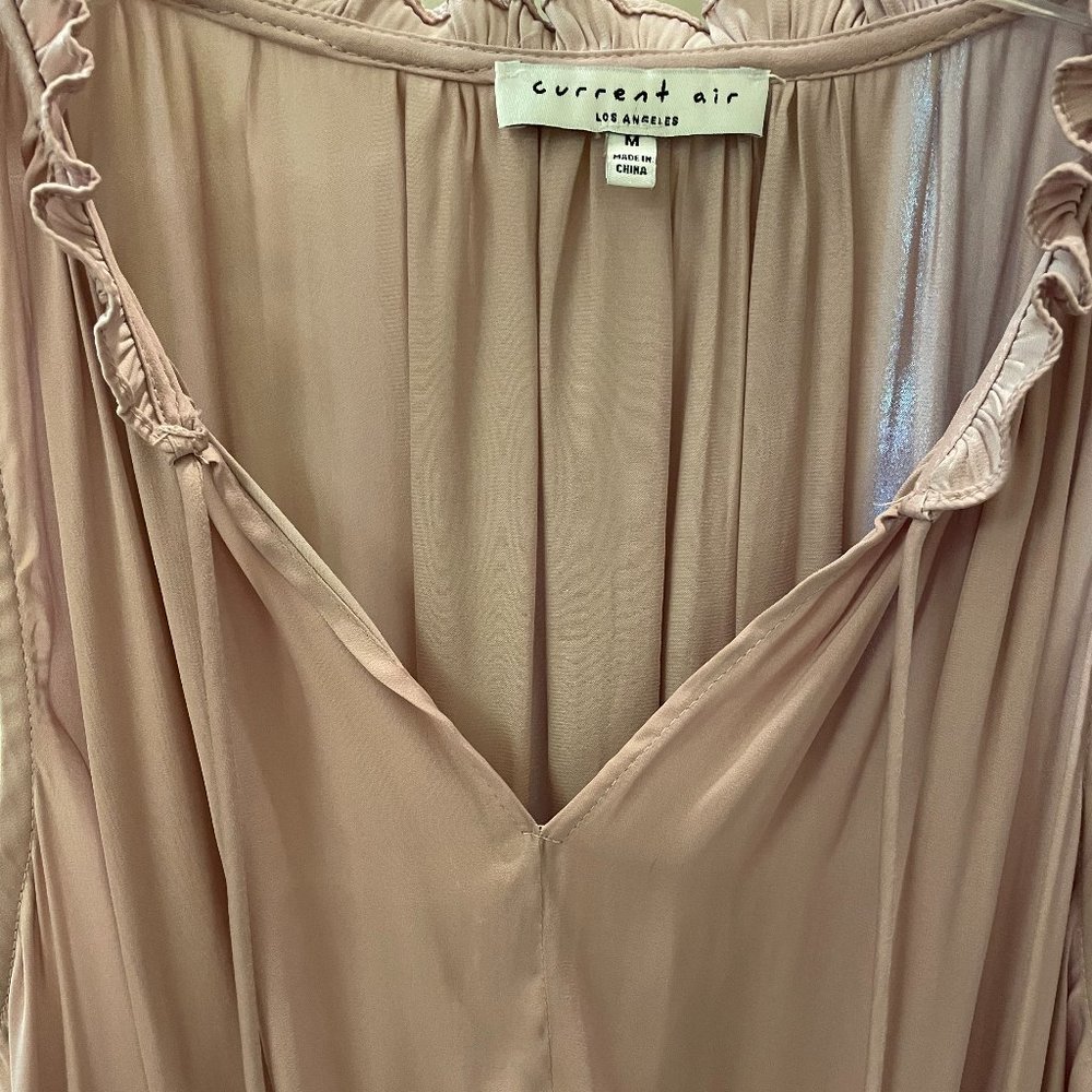 Current Air Sleeveless Smocked Waist Top in *PINK* - Picture 5 of 5